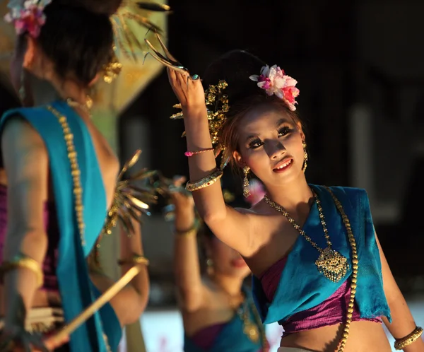 Tradycyjny tajski taniec — Zdjęcie stockowe