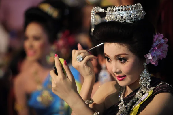 Mulheres em uma competição Miss Beleza — Fotografia de Stock