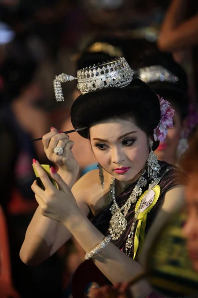 Mulheres em uma competição Miss Beleza — Fotografia de Stock