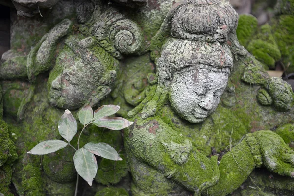 Giardino e Buddha terracota — Foto Stock