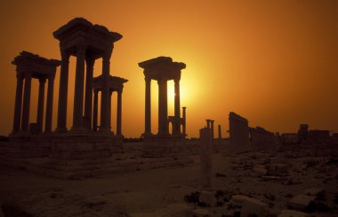 Suriye Palmyra Roma harabeleri