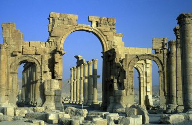 Suriye Palmyra Roma harabeleri