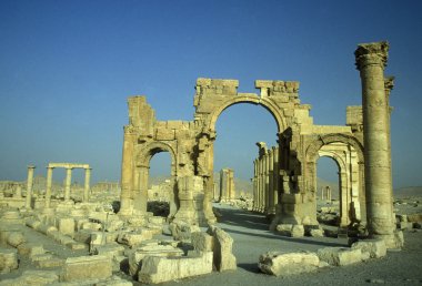 Suriye Palmyra Roma harabeleri