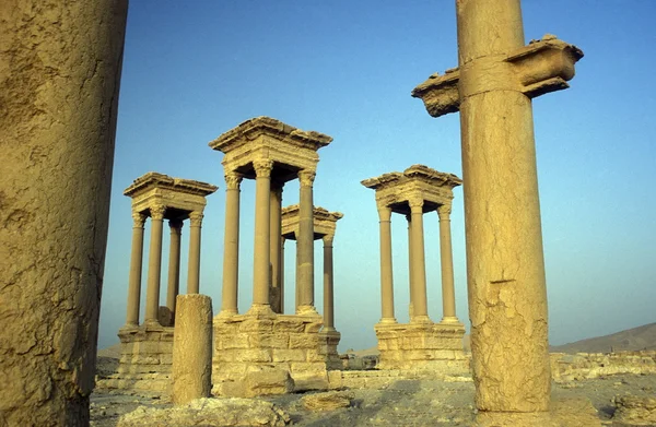 Syrien palmyra römische ruinen — Stockfoto