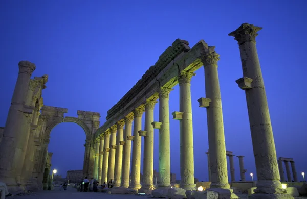 Suriye Palmyra Roma harabeleri — Stok fotoğraf