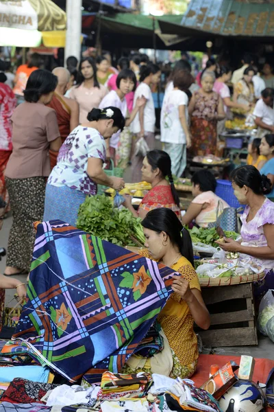 Asie Myanmar Myeik trh — Stock fotografie