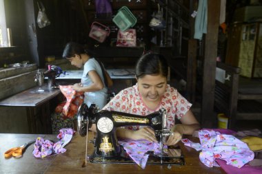 Asya Myanmar Myeik Textil üretim