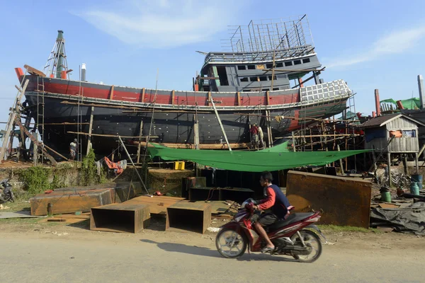 Asia Myanmar Myeik Shi produkcji — Zdjęcie stockowe