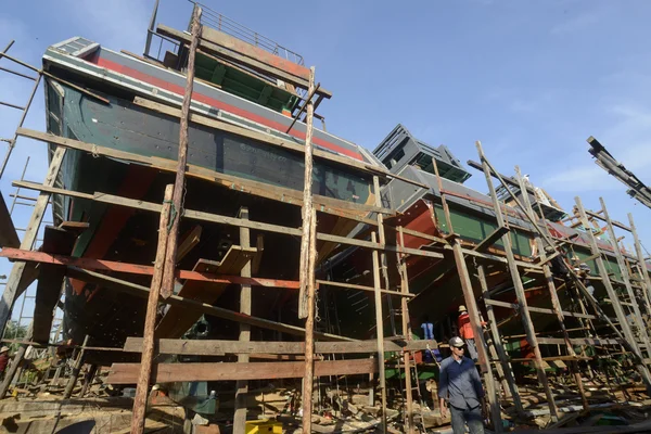 Asie Myanmar Myeik Shi výroba — Stock fotografie