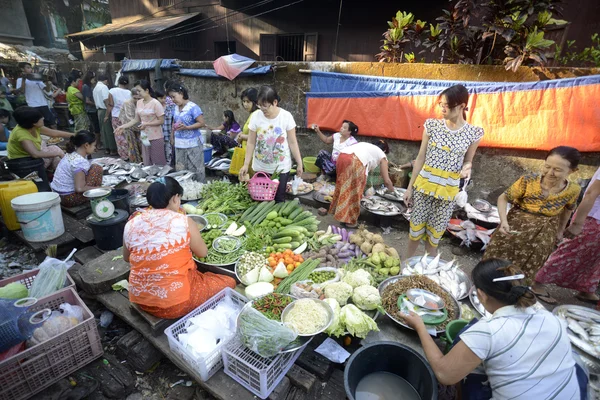 アジア ミャンマー メェイ市場 — ストック写真
