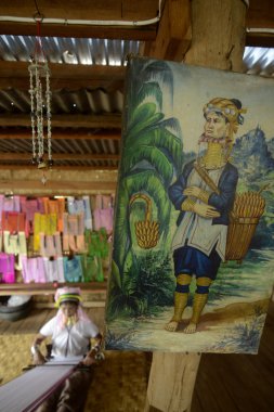 Asya Myanmar Nyaungshwe dokuma fabrikası