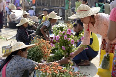 Asya Myanmar Nyaungshwe Pazar