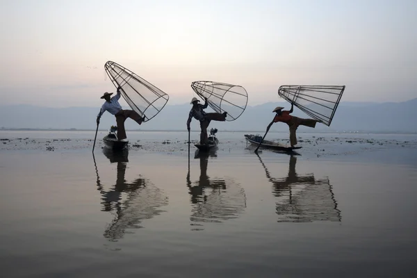 LAGO INLE MYANMAR ASIA — Foto Stock