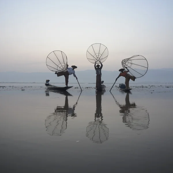 LAGO INLE MYANMAR ASIA — Foto Stock