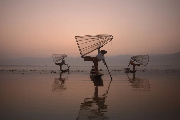 LAGO INLE MYANMAR ASIA — Foto Stock