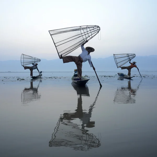 Asie Myanmar Inle Lake — Stock fotografie