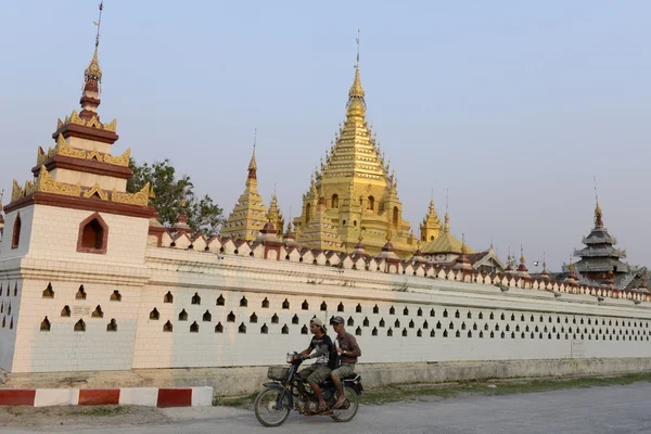 Asie Myanmar Inle Lake Nyaungshwn Pagoda — Stock fotografie