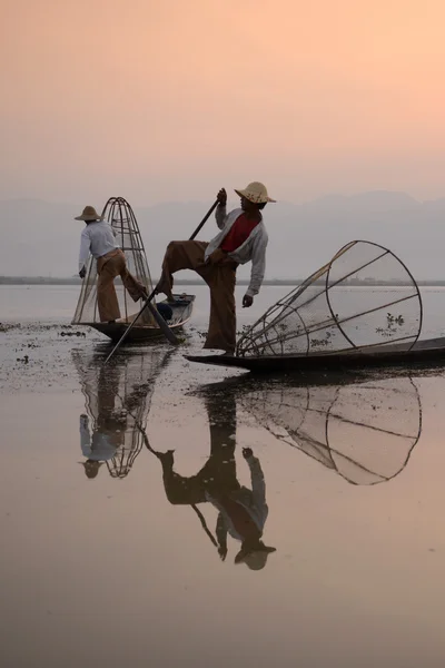 LAGO INLE MYANMAR ASIA — Foto Stock