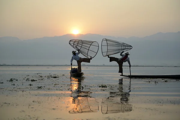 Asie Myanmar Inle Lake — Stock fotografie