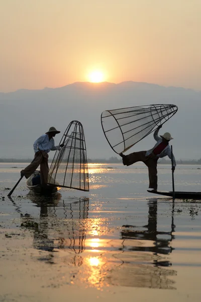 LAGO INLE MYANMAR ASIA — Foto Stock