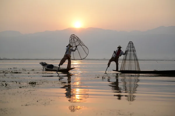 LAGO INLE MYANMAR ASIA — Foto Stock