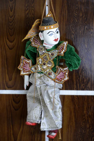 아시아 미얀마 인형극 — 스톡 사진