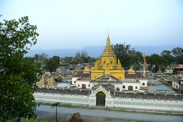 Asie Myanmar Inle Lake Nyaungshwn Pagoda — Stock fotografie