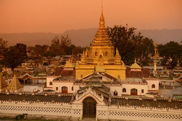 Asie Myanmar Inle Lake Nyaungshwn Pagoda — Stock fotografie