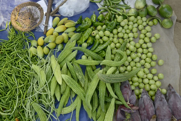 ASIA MYANMAR NYAUNGSHWE INLE LAKE MARKET — Fotografie, imagine de stoc