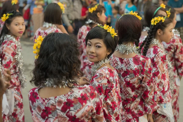 ASIA MYANMAR MANDALAY THINGYAN WATER FESTIVAL — Stock Photo, Image