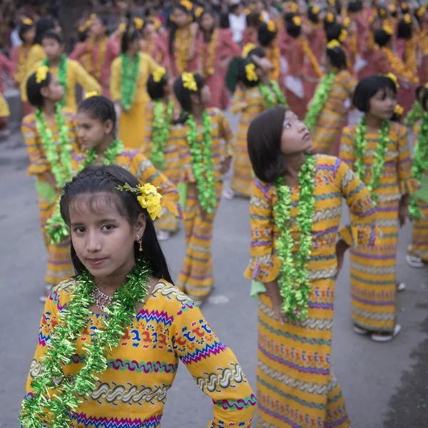 Ασία Μιανμάρ Mandalay γιορτή του Thingyan νερού — Φωτογραφία Αρχείου