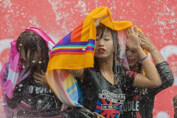 アジア ミャンマー マンダレー水祭り水の祭り — ストック写真