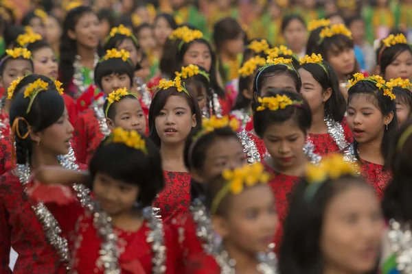 Asia Myanmar Mandalay Thingyan Water Festival — Stockfoto