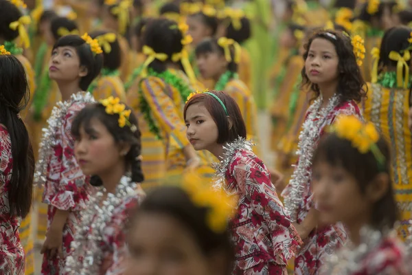 Asia Myanmar Mandalay Thingyan Water Festival — Stockfoto