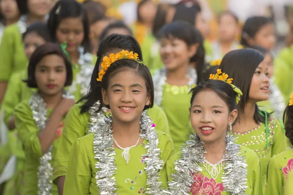 Asien Myanmar Mandalay Thingyan Water Festival — Stockfoto