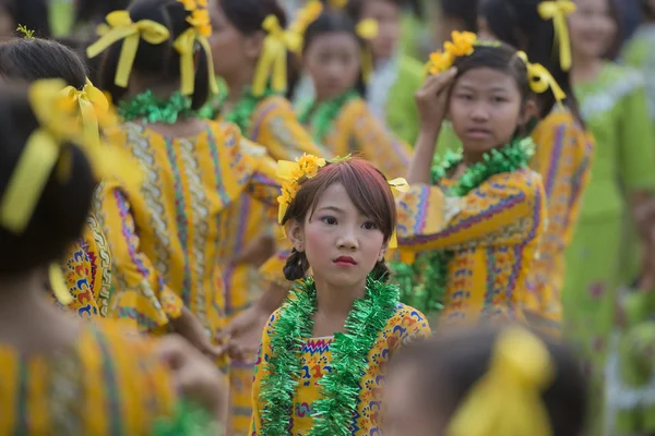 Asia Myanmar Mandalay Thingyan Water Festival — Stockfoto