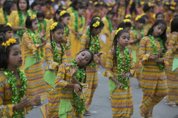 Asia Myanmar Mandalay Thingyan acqua Festival — Foto Stock