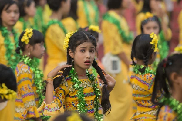 Asia Myanmar Mandalay Thingyan Water Festival — Stockfoto