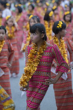 Asya Myanmar Mandalay Thingyan su Festivali