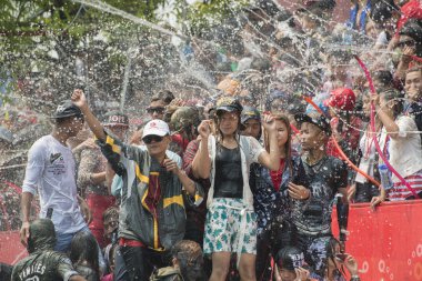 Asya Myanmar Mandalay Thingyan su Festivali