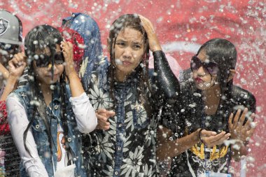 Asya Myanmar Mandalay Thingyan su Festivali