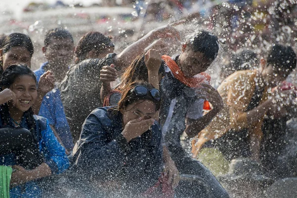 Asia Myanmar Mandalay Thingyan acqua Festival — Foto Stock