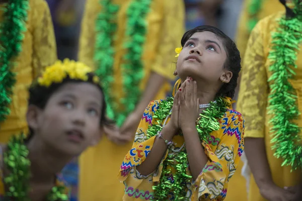 Asia Myanmar Mandalay Thingyan Water Festival — Stockfoto