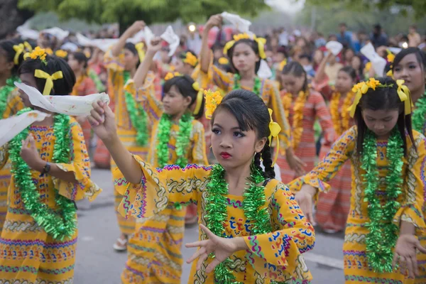 Asia Myanmar Mandalay Thingyan Water Festival — Stockfoto