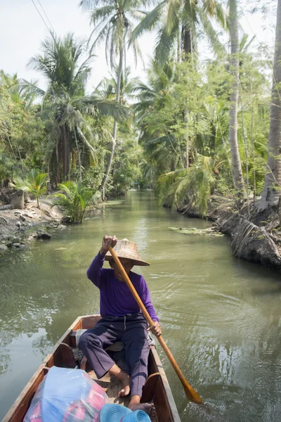 ASIA TAILANDIA SAMUT SONGKHRAM THA KHA LANDSCAPE — Foto de Stock