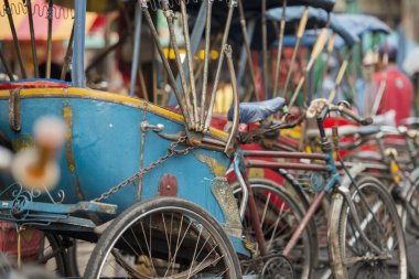 Asya Tayland Bangkok Nothaburi Transort bisiklet taksi