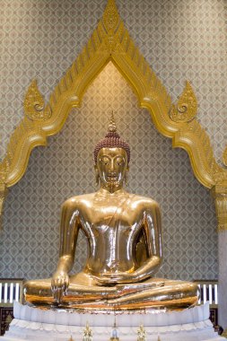Asya Tayland Bangkok China Town Wat Traimit