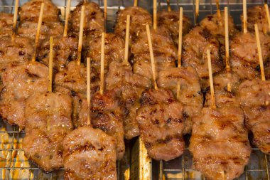 Asya Tayland Bangkok Chatuchak pazarı Tayland gıda