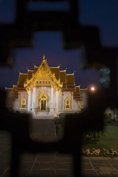 亚洲泰国曼谷 Wat Benchamabophit — 图库照片