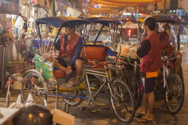 Asya Tayland Bangkok Nothaburi Transort bisiklet taksi